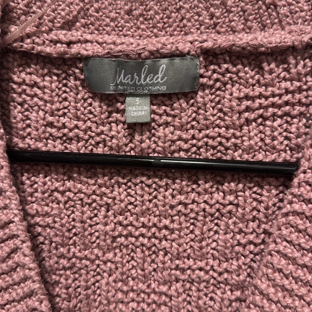 Pink Textured Cardigan - Picture 2 of 2